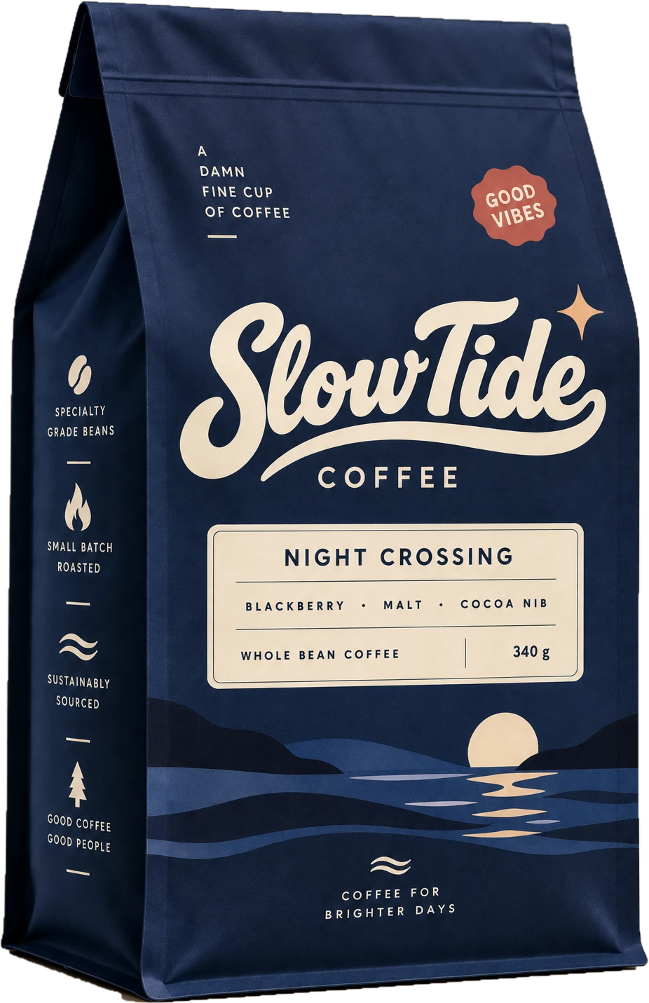 Night Crossing coffee bag